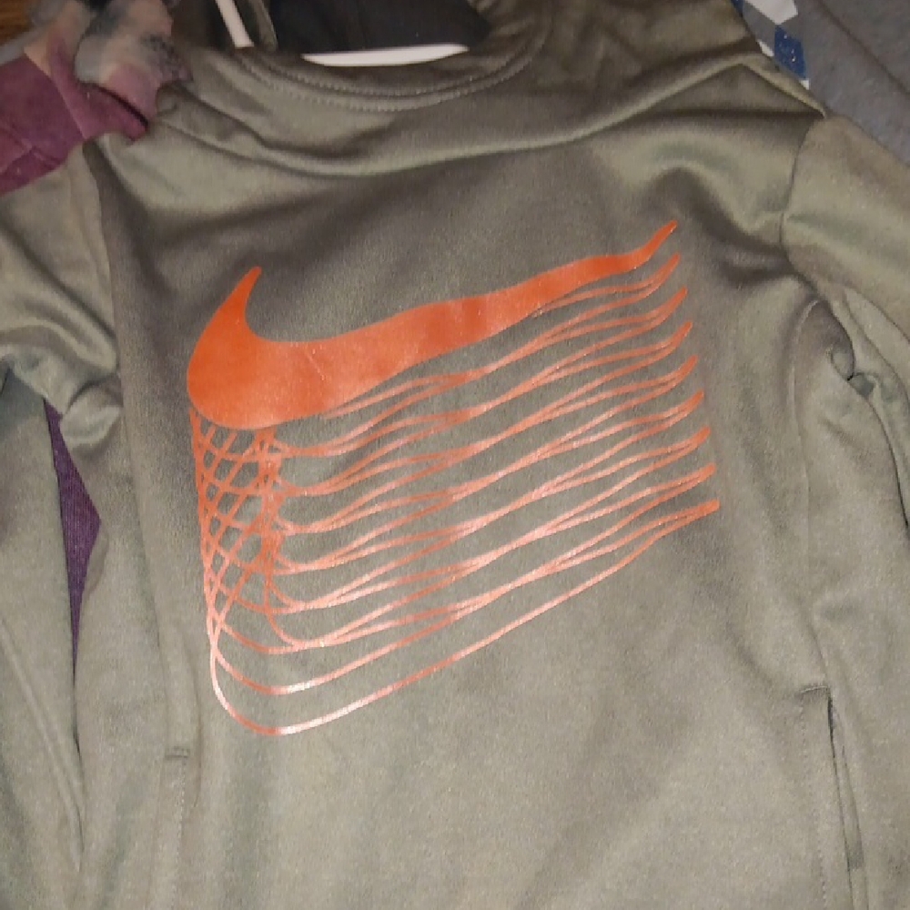 Nike Gray Sweatshirt with Pink